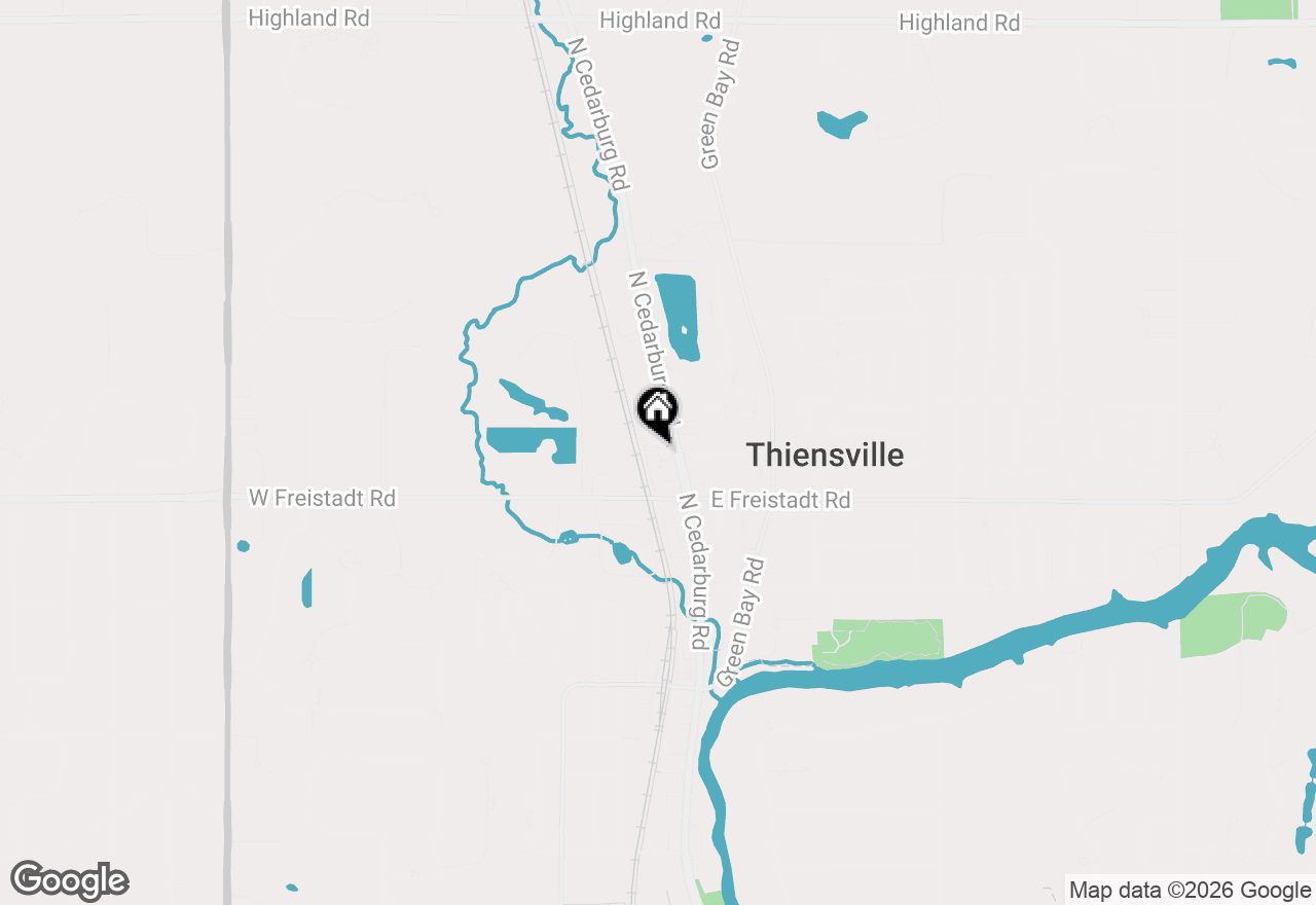 Map of 405 N Main St #E, Thiensville, WI 53092