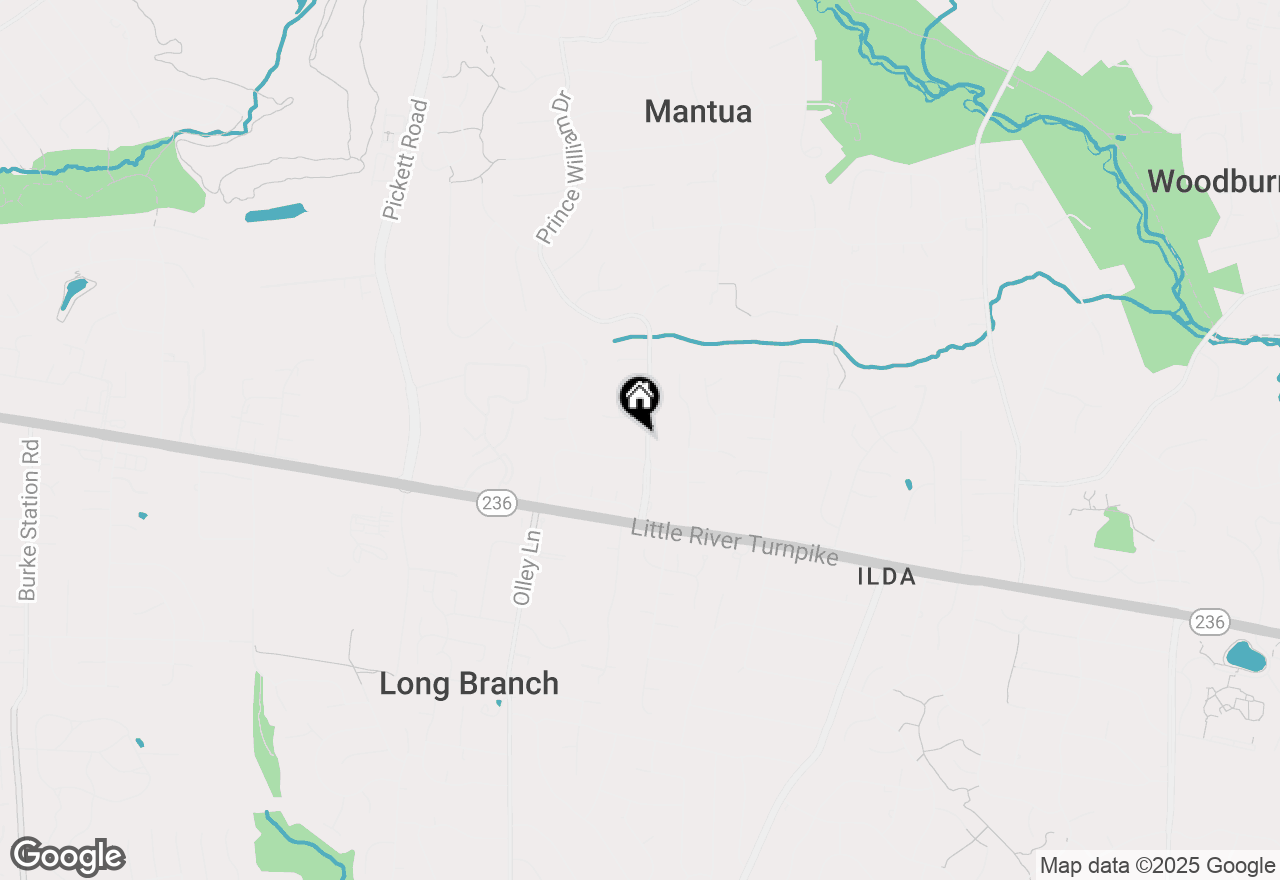 Map of 3834 Prince William Drive, Fairfax, VA 22031