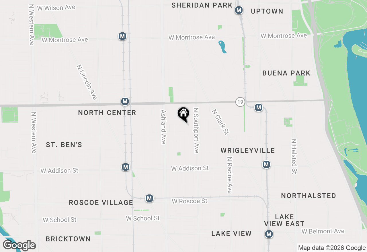 Map of 3836 N Janssen Avenue #2, Chicago, IL 60613
