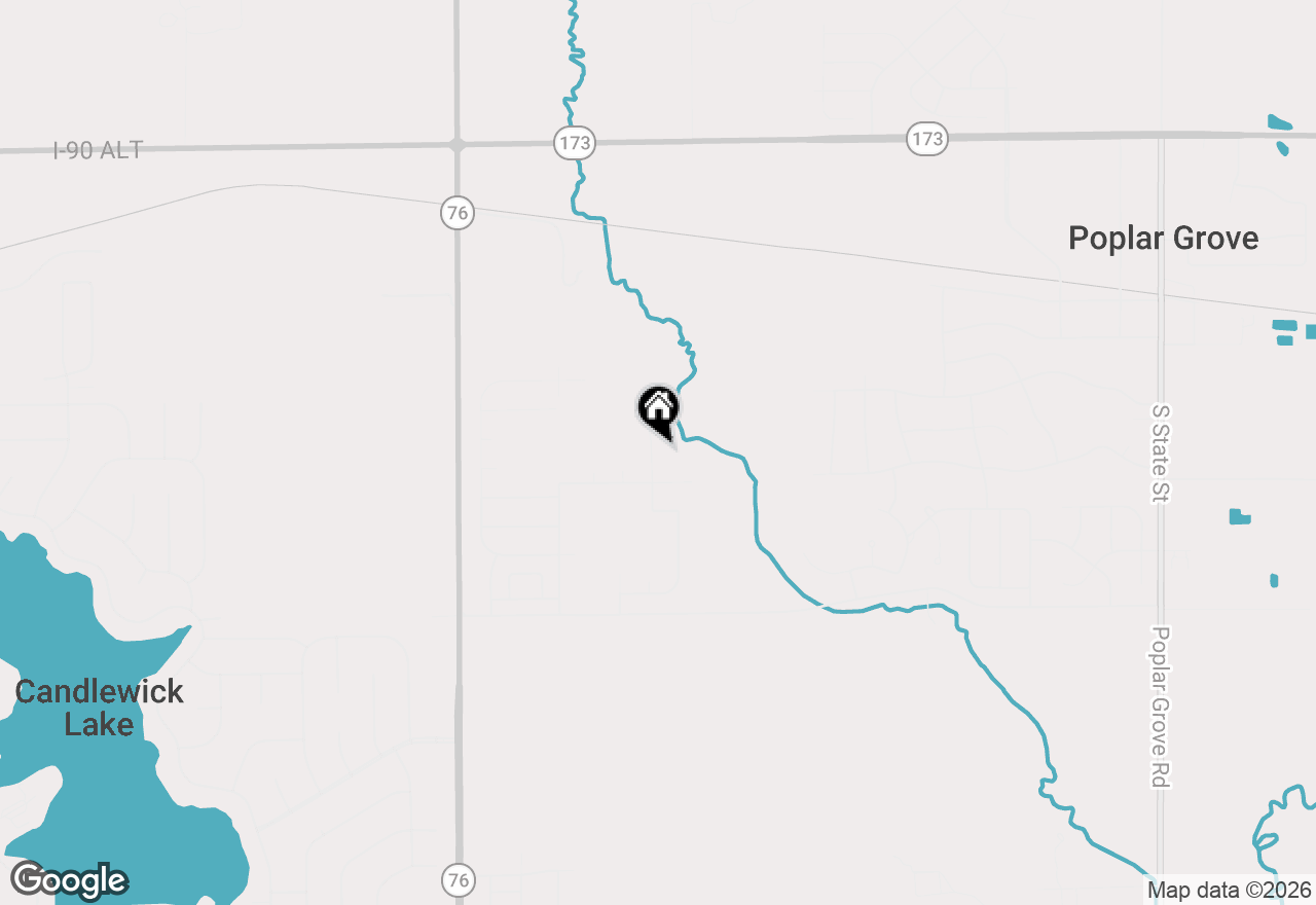 Map of 14045 Tallgrass Trail, Poplar Grove, IL 61065
