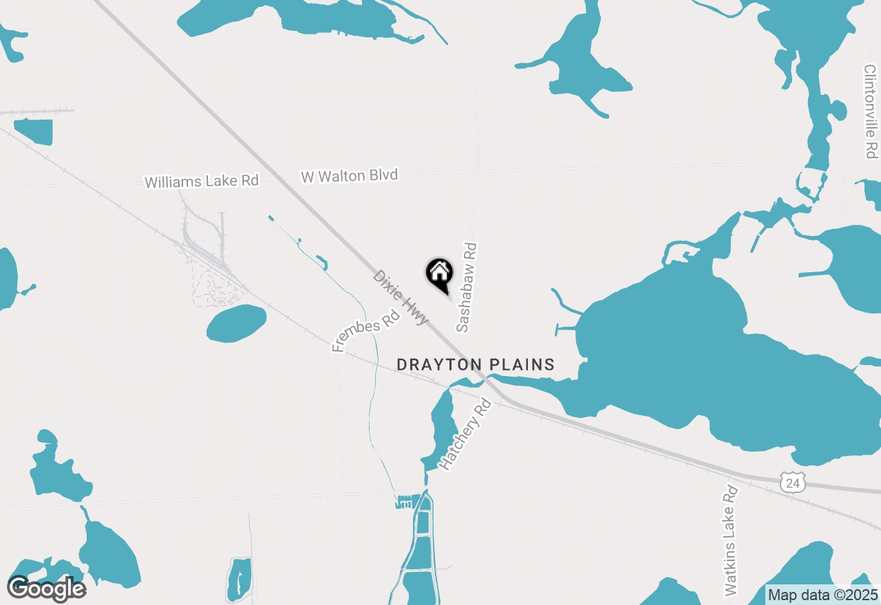 Map of 4367 Monroe Avenue, Waterford, MI 48329