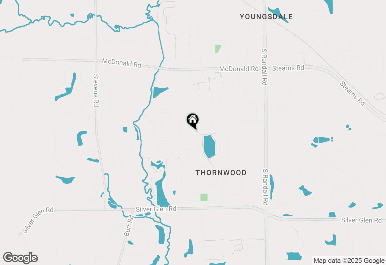 Map of 668 Waterside Drive, South Elgin, IL 60177