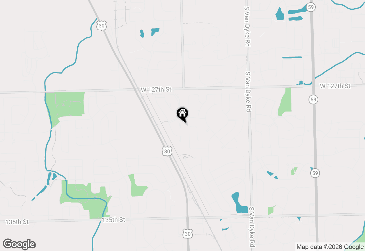 Map of 12913 Waterford Court, Plainfield, IL 60585