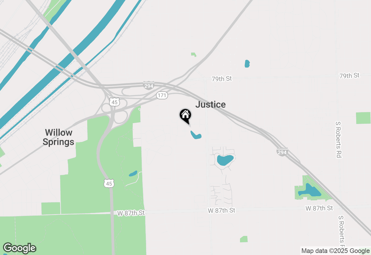 Map of 8808 Concord Lane #L, Justice, IL 60458