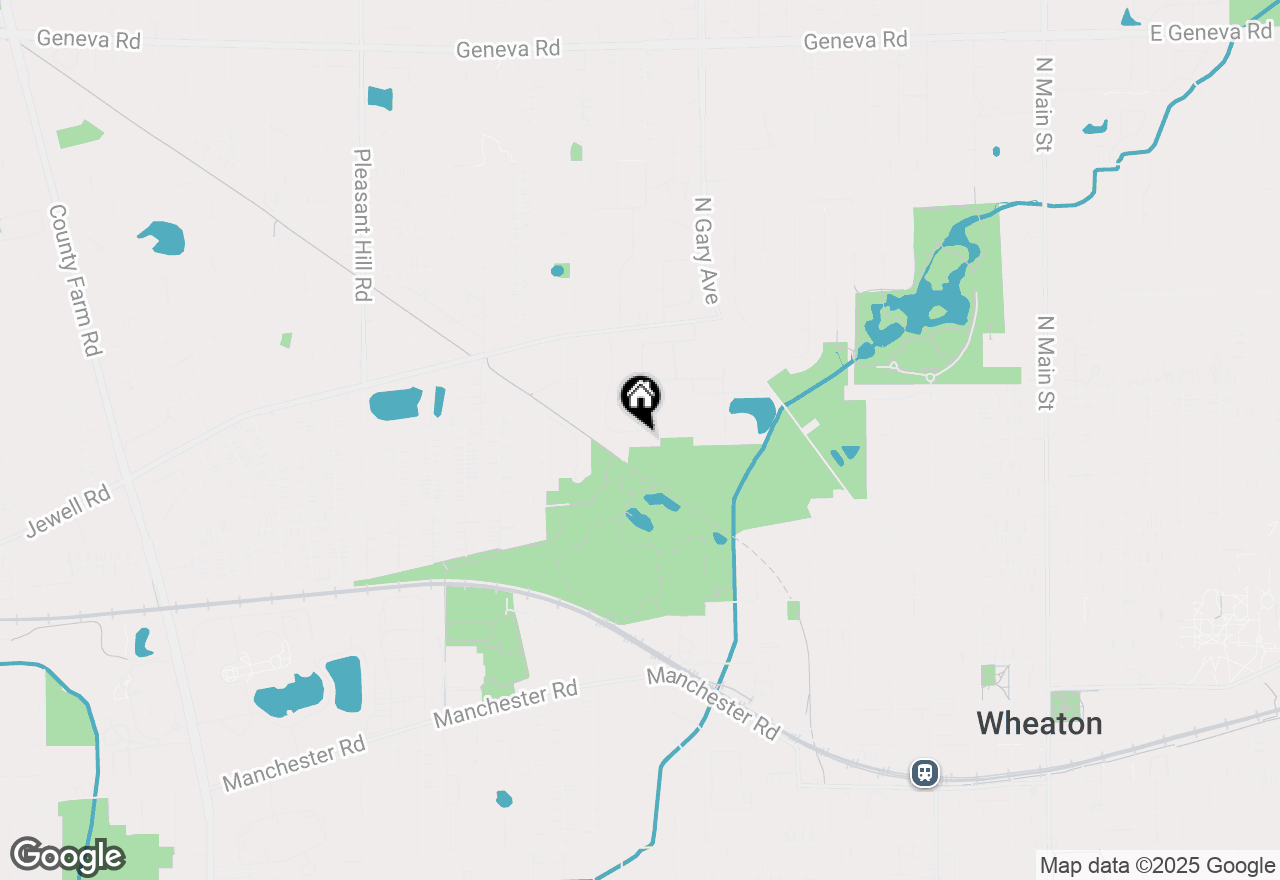 Map of 1222 Champion Forest Court, Wheaton, IL 60187