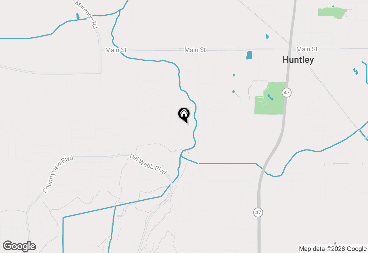 Map of 12761 Kishwaukee Lane #1276, Huntley, IL 60142