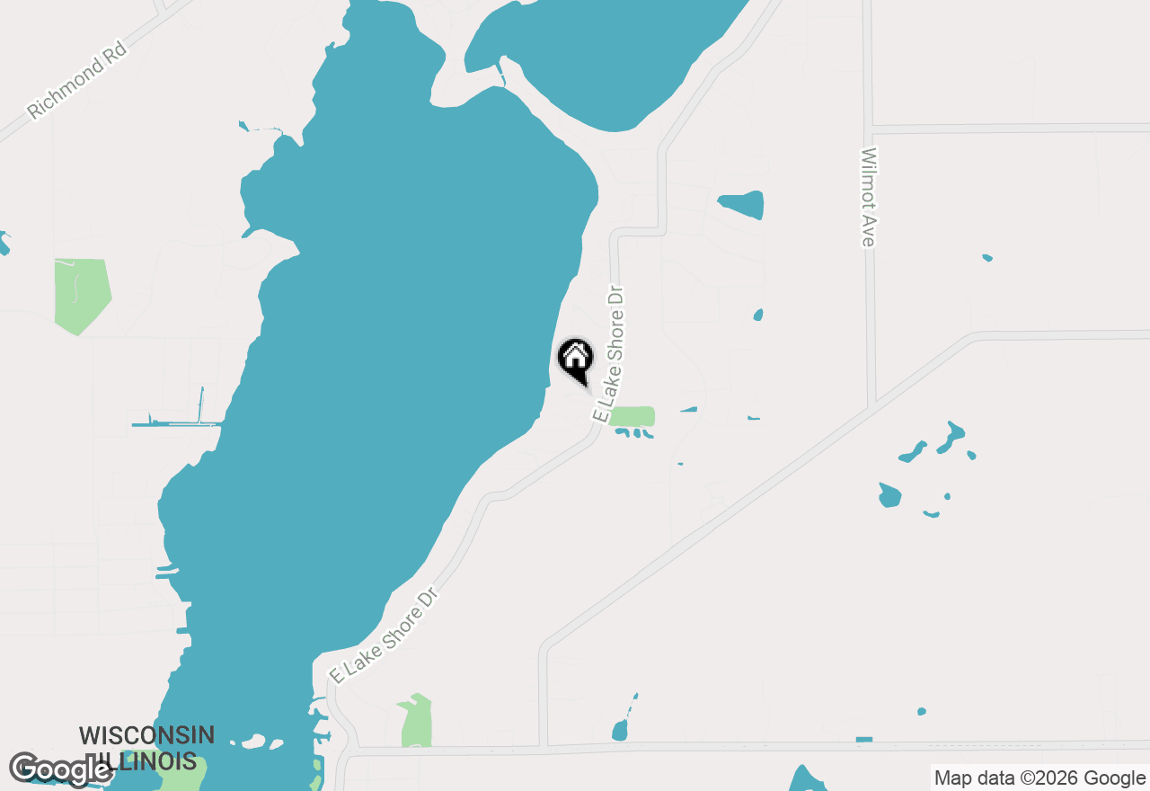 Map of 2145 E Lake Shore Dr, Twin Lakes, WI 53181