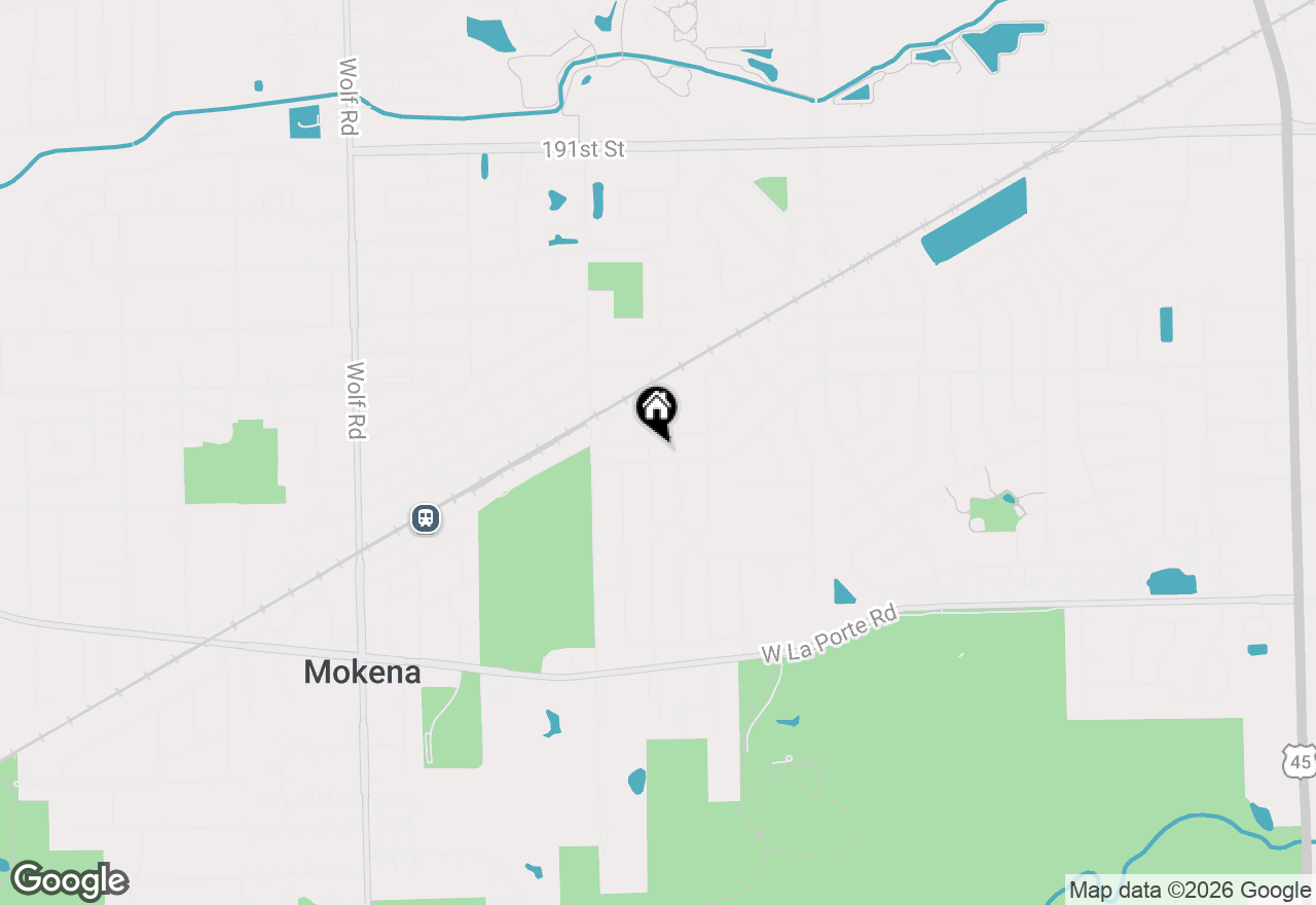 Map of 10646 Willow Avenue, Mokena, IL 60448