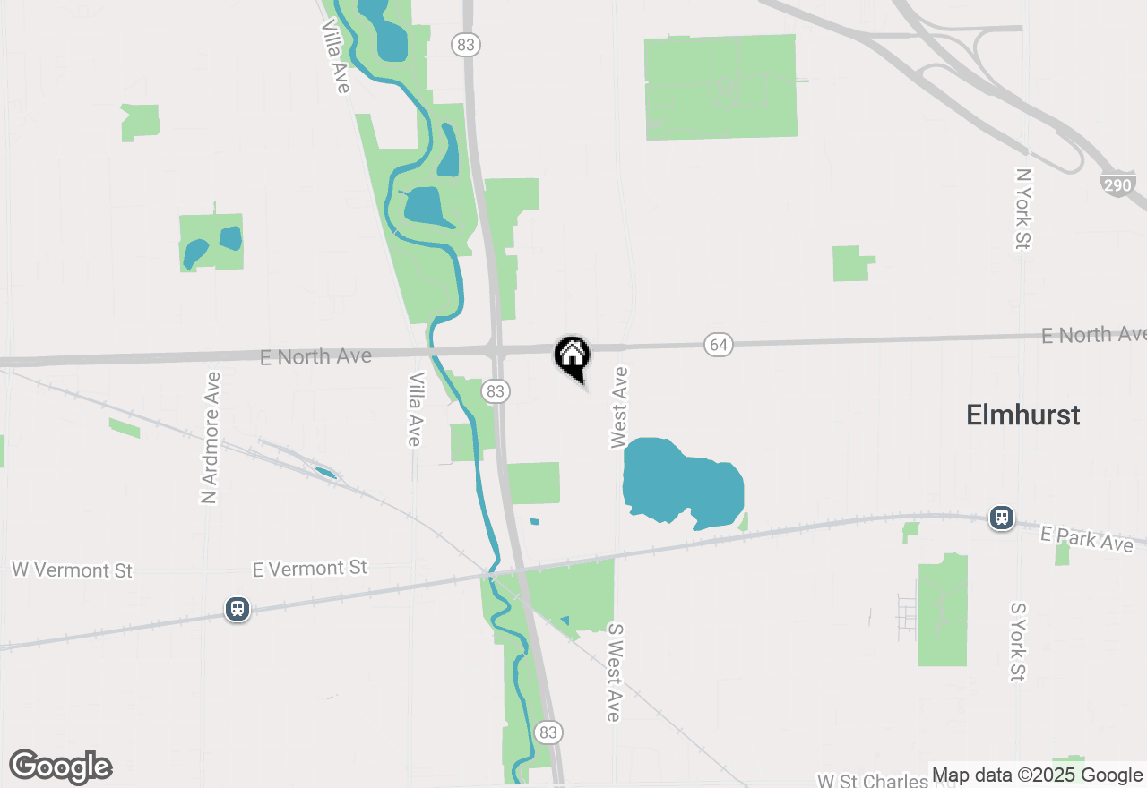 Map of 551 W 3rd Street, Elmhurst, IL 60126