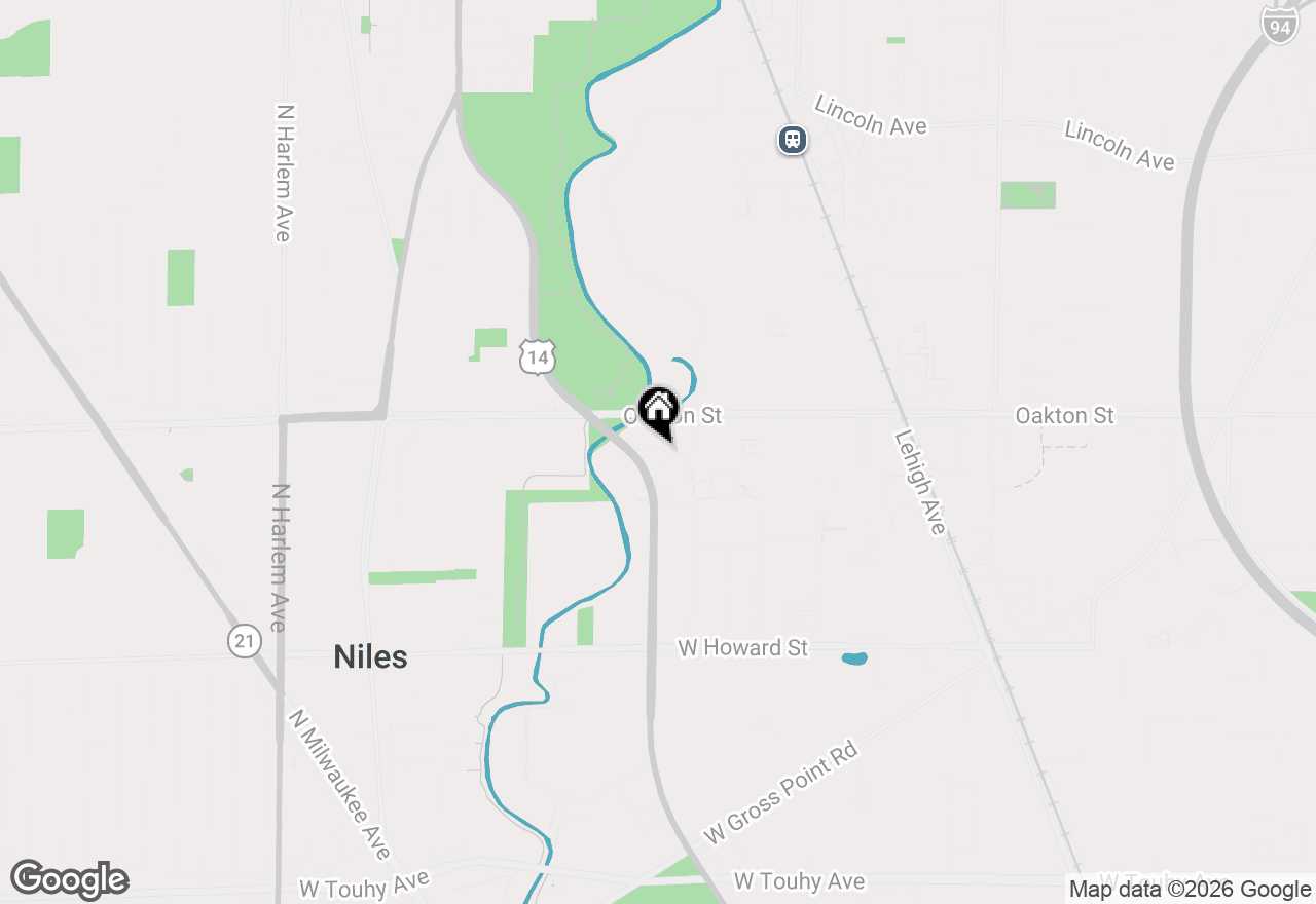 Map of 7867 N Caldwell Avenue #106, Niles, IL 60714