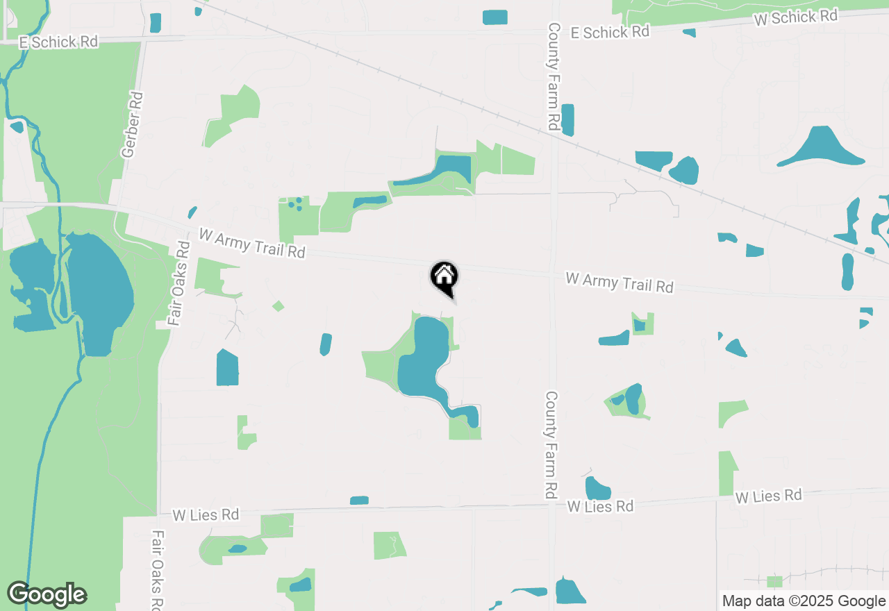 Map of 1063 Ridgefield Circle, Carol Stream, IL 60188