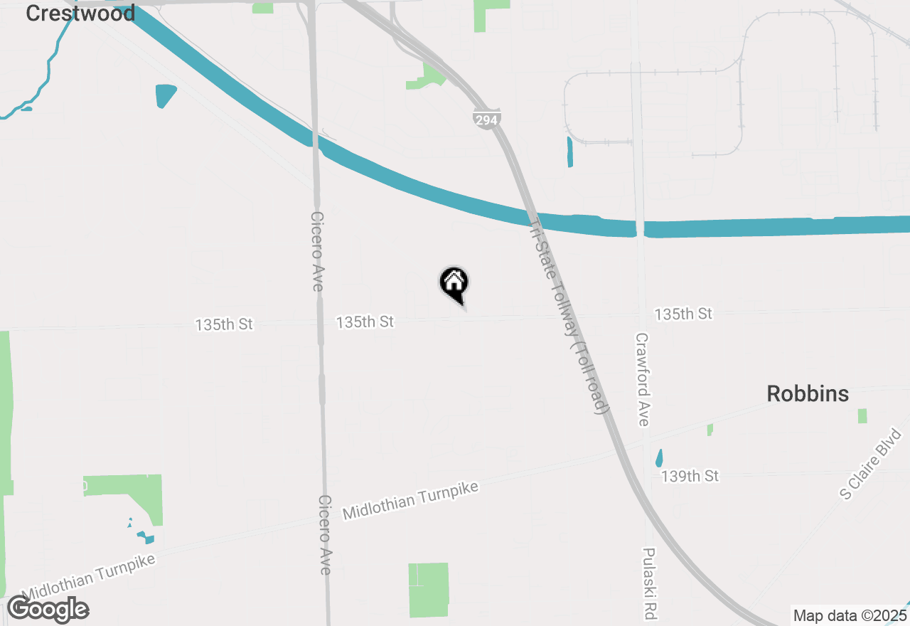 Map of 13441 Kolmar Avenue, Crestwood, IL 60445