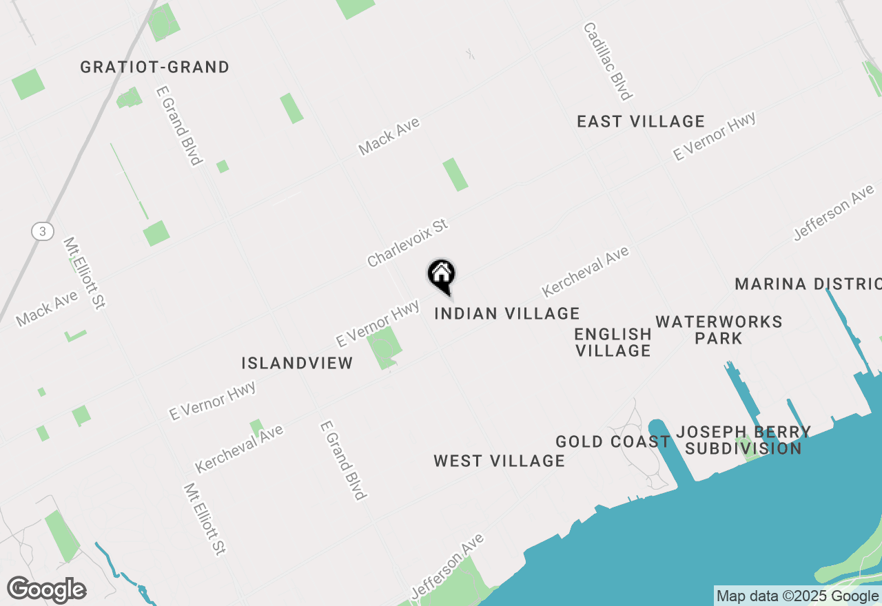 Map of 2270 Parker Street, Detroit, MI 48214