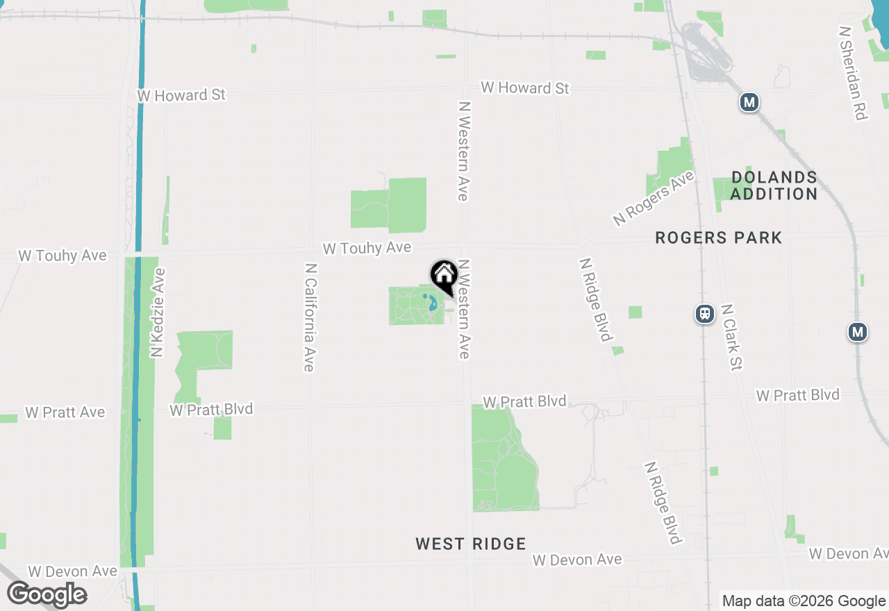 Map of 2016.5 W Greenleaf Avenue #3D, Chicago, IL 60645