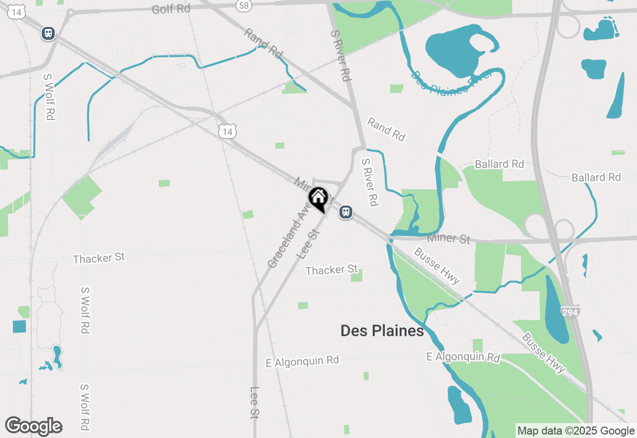 Map of 710 Lee Street, Des Plaines, IL 60016