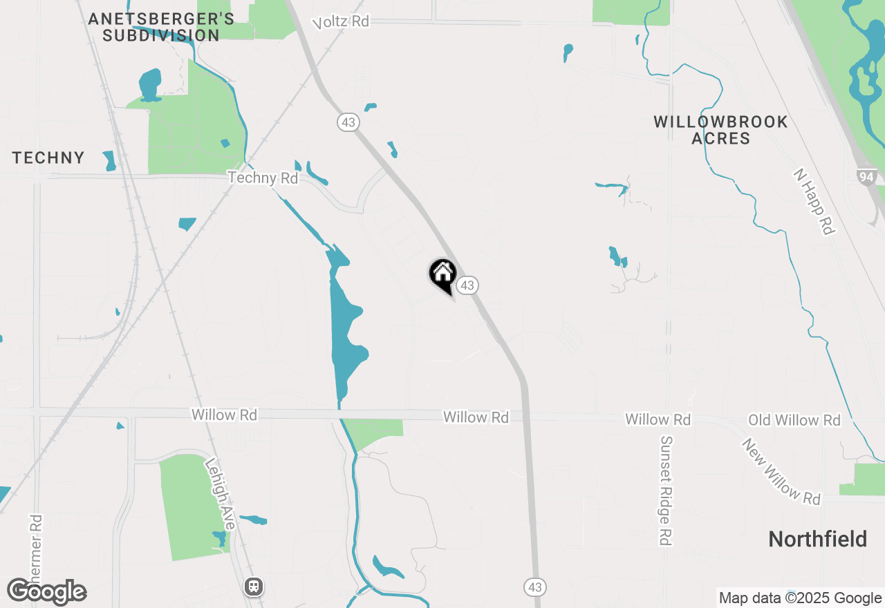 Map of 926 Bromley Place, Northbrook, IL 60062