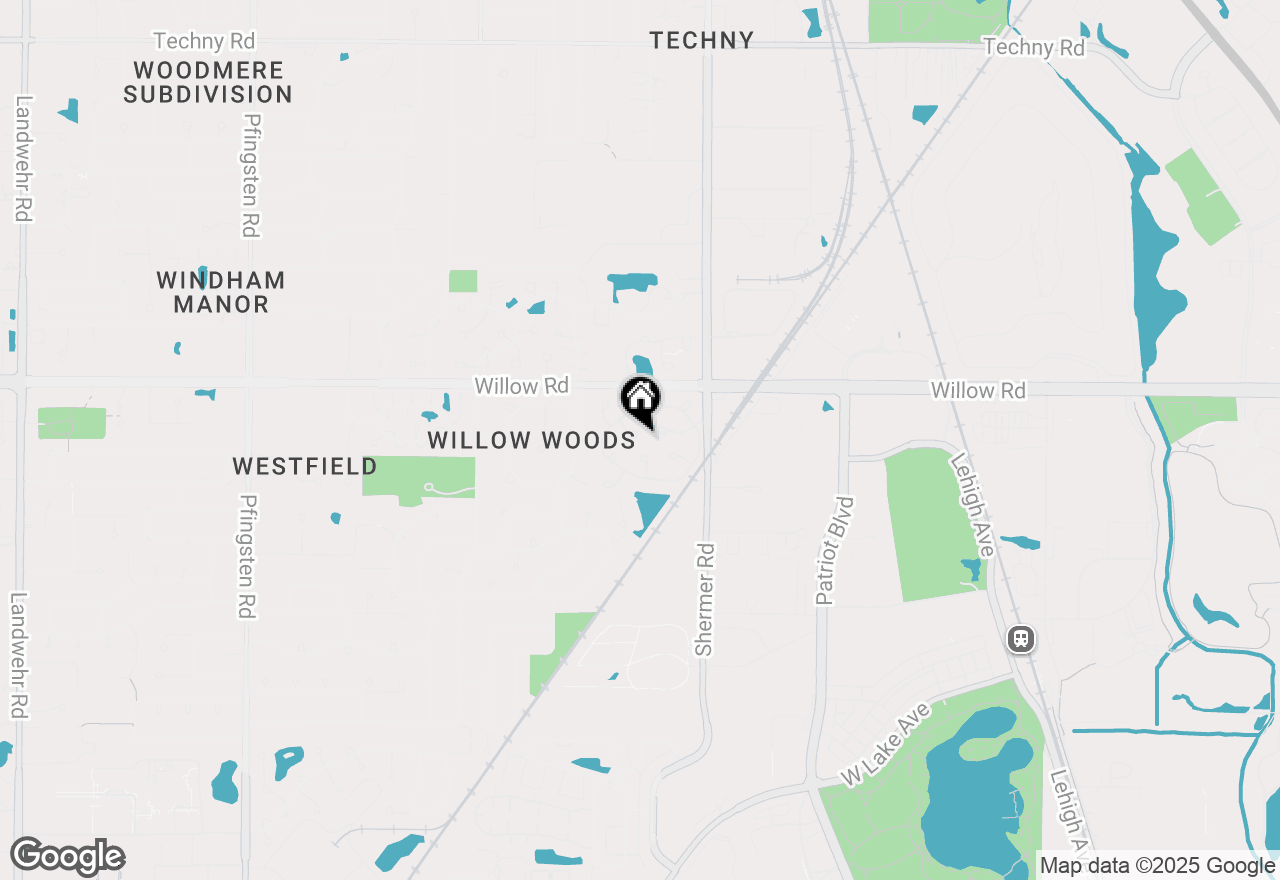 Map of 102 Yale Court, Glenview, IL 60026