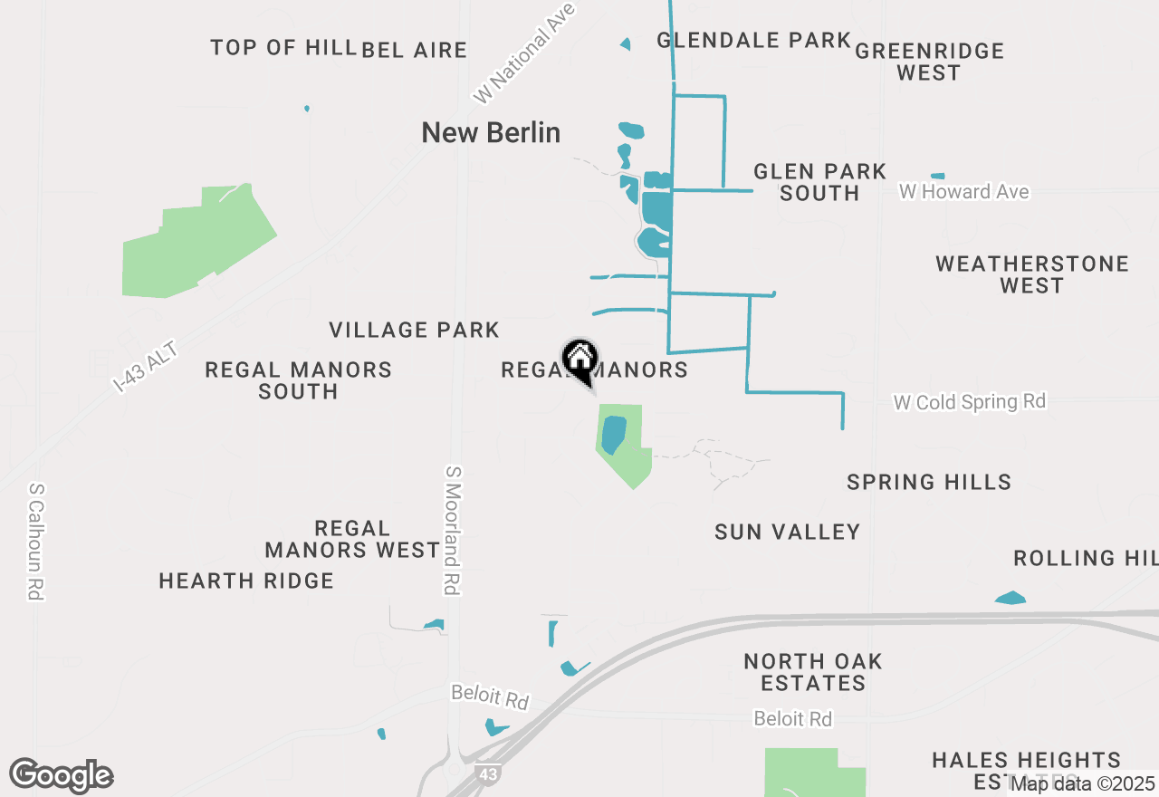 Map of 15125 W Fenway Dr, New Berlin, WI 53151