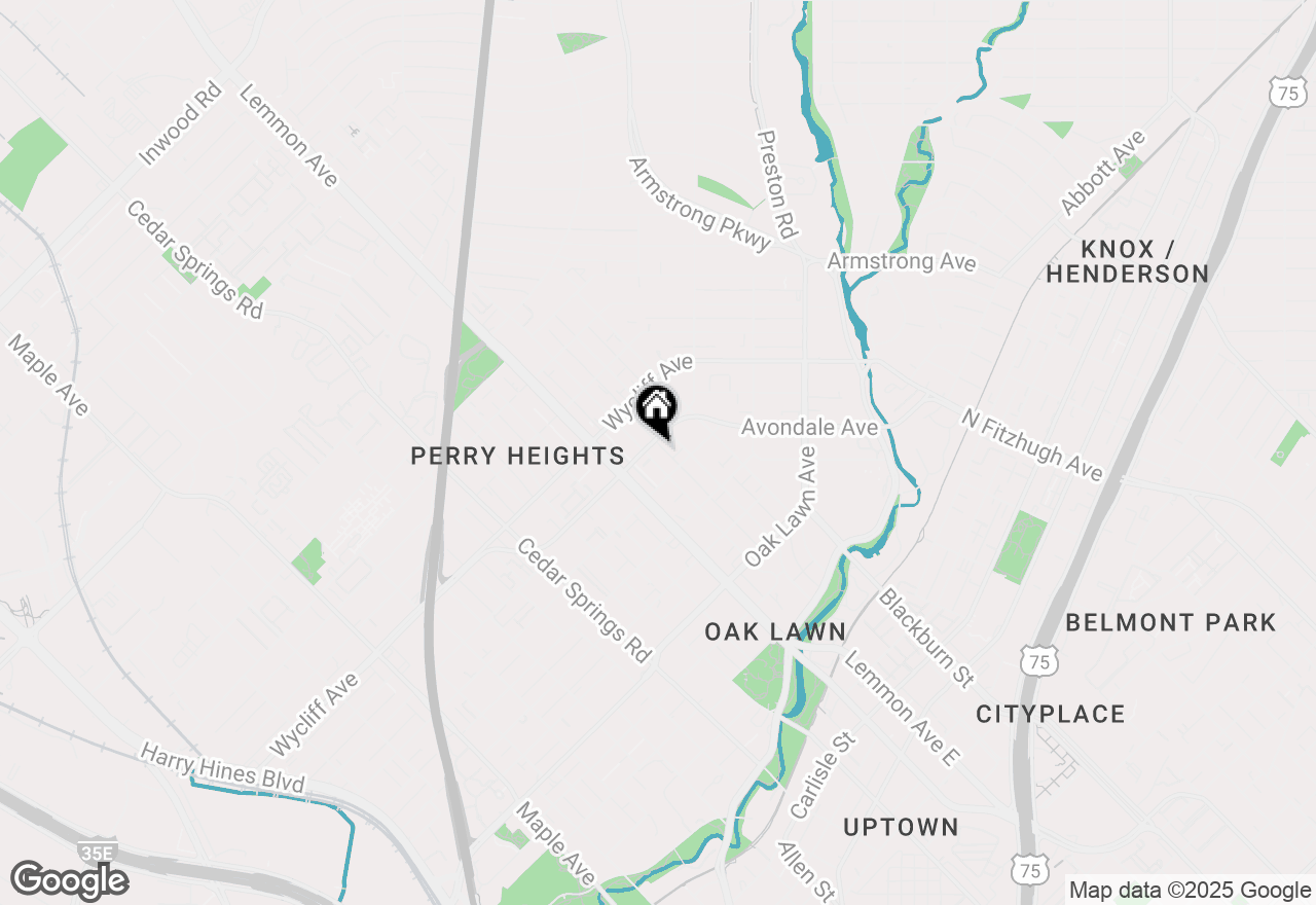 Map of 4122 Bowser Avenue #A, Dallas, TX 75219