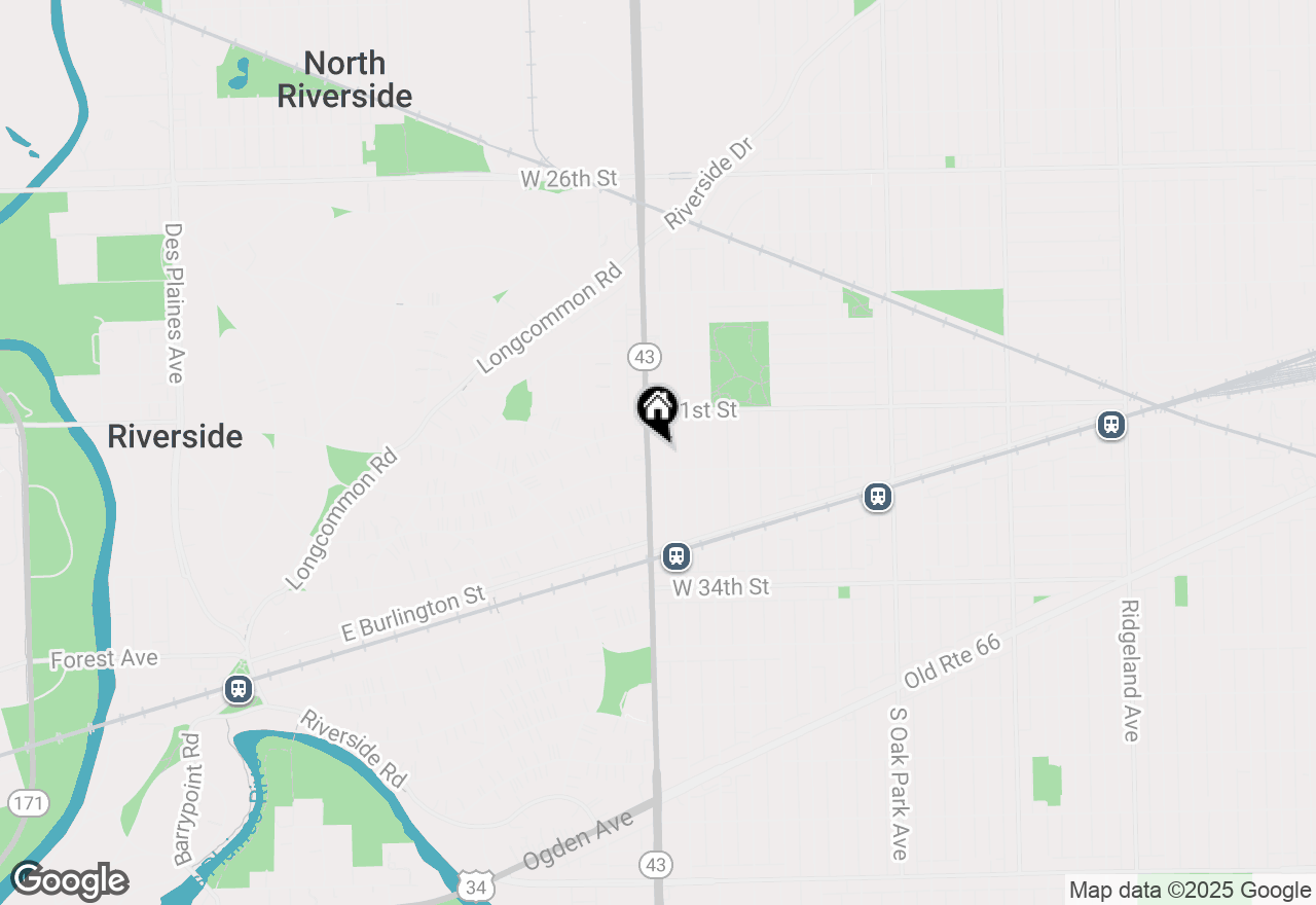 Map of 3133 S Harlem Av #3N, Berwyn, IL 60402