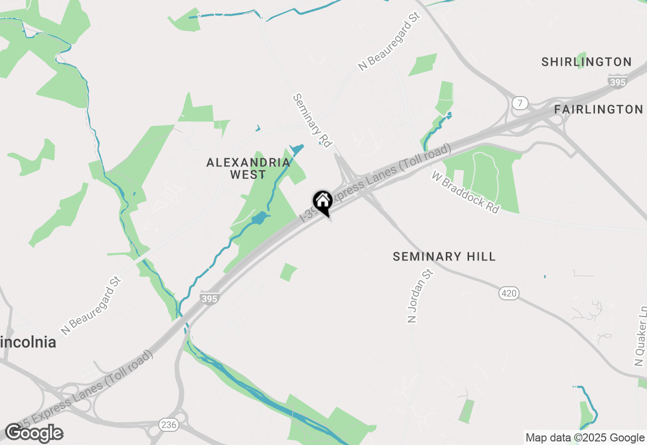 Map of 1627 N Van Dorn Street, Alexandria, VA 22304