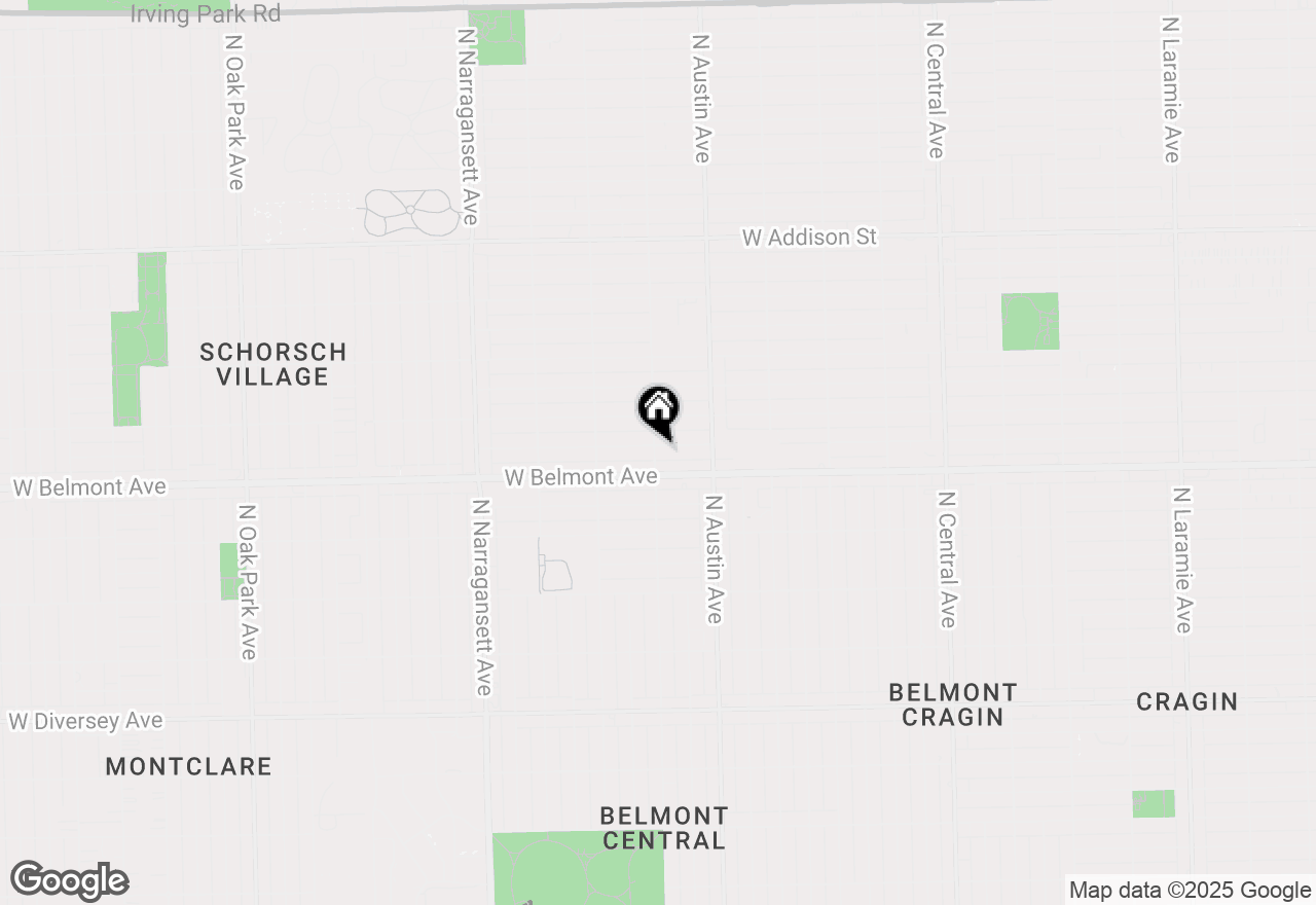 Map of 6057 W Melrose Street, Chicago, IL 60634