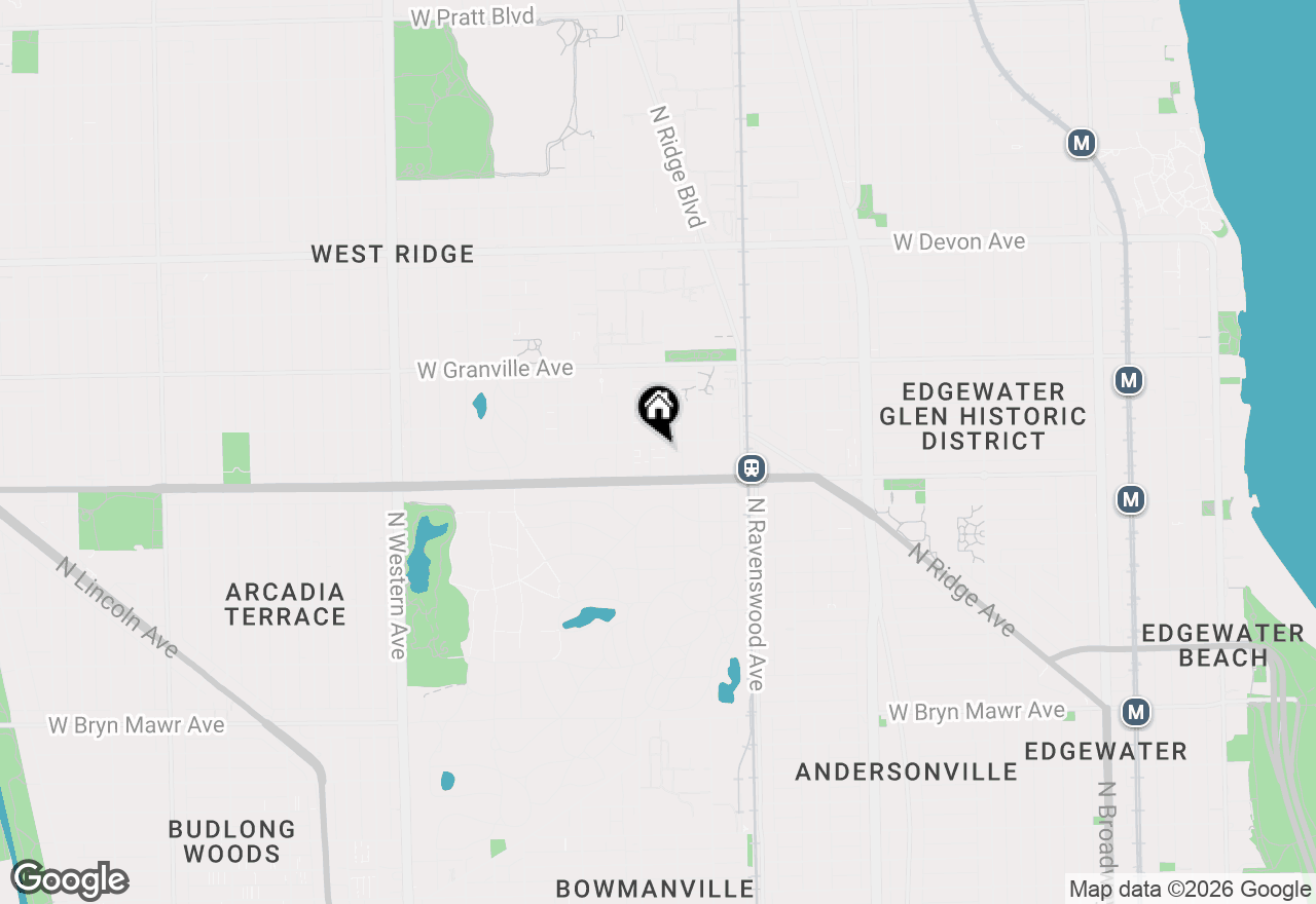 Map of 6030 N Winchester Avenue #C, Chicago, IL 60660