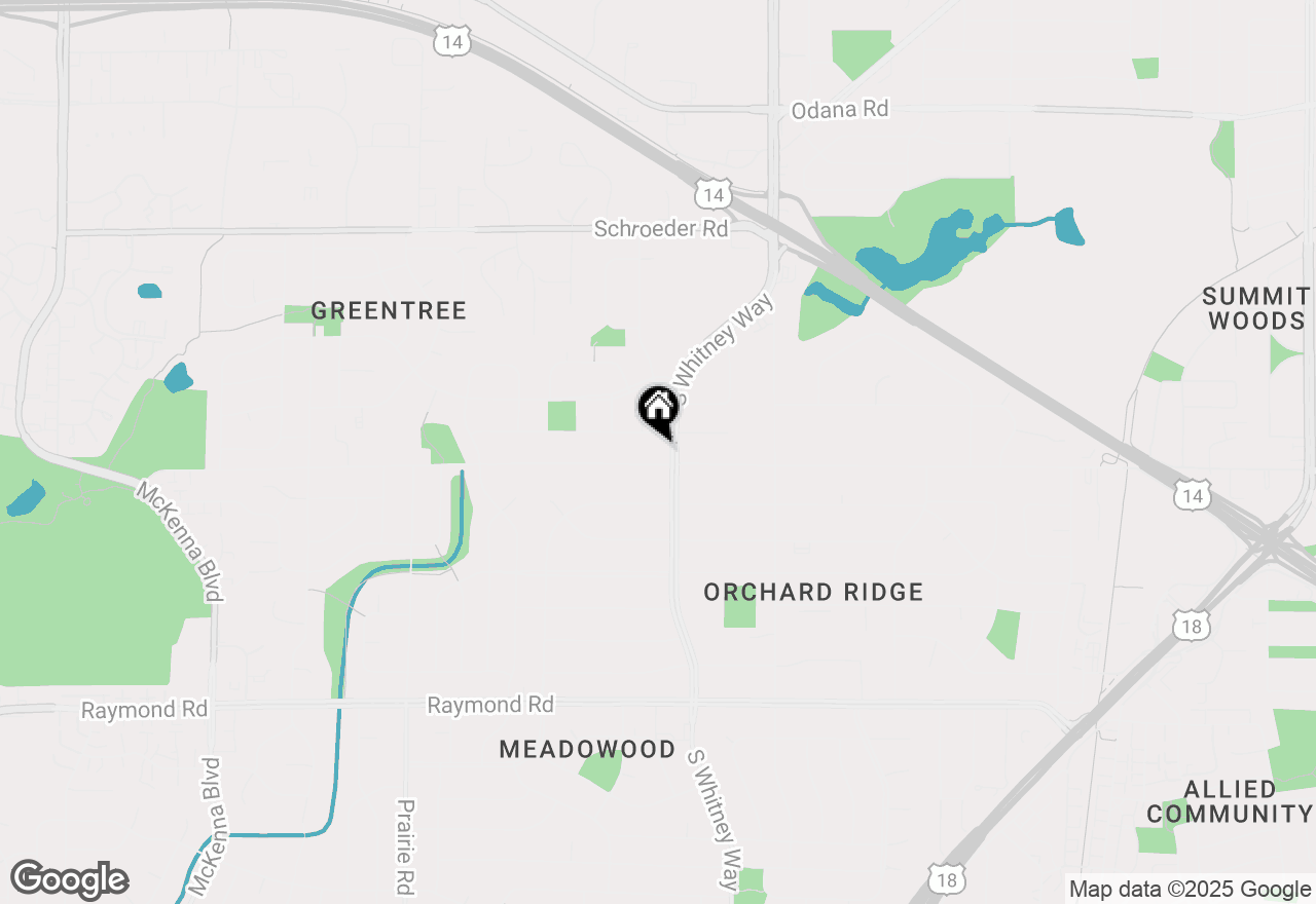 Map of 5706 Hammersley Road, Madison, WI 53711