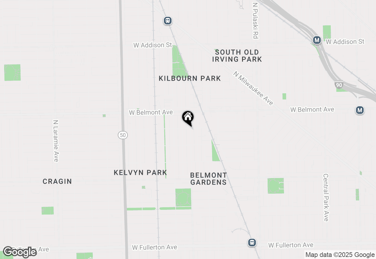 Map of 3058 N Kostner Avenue #BE, Chicago, IL 60641