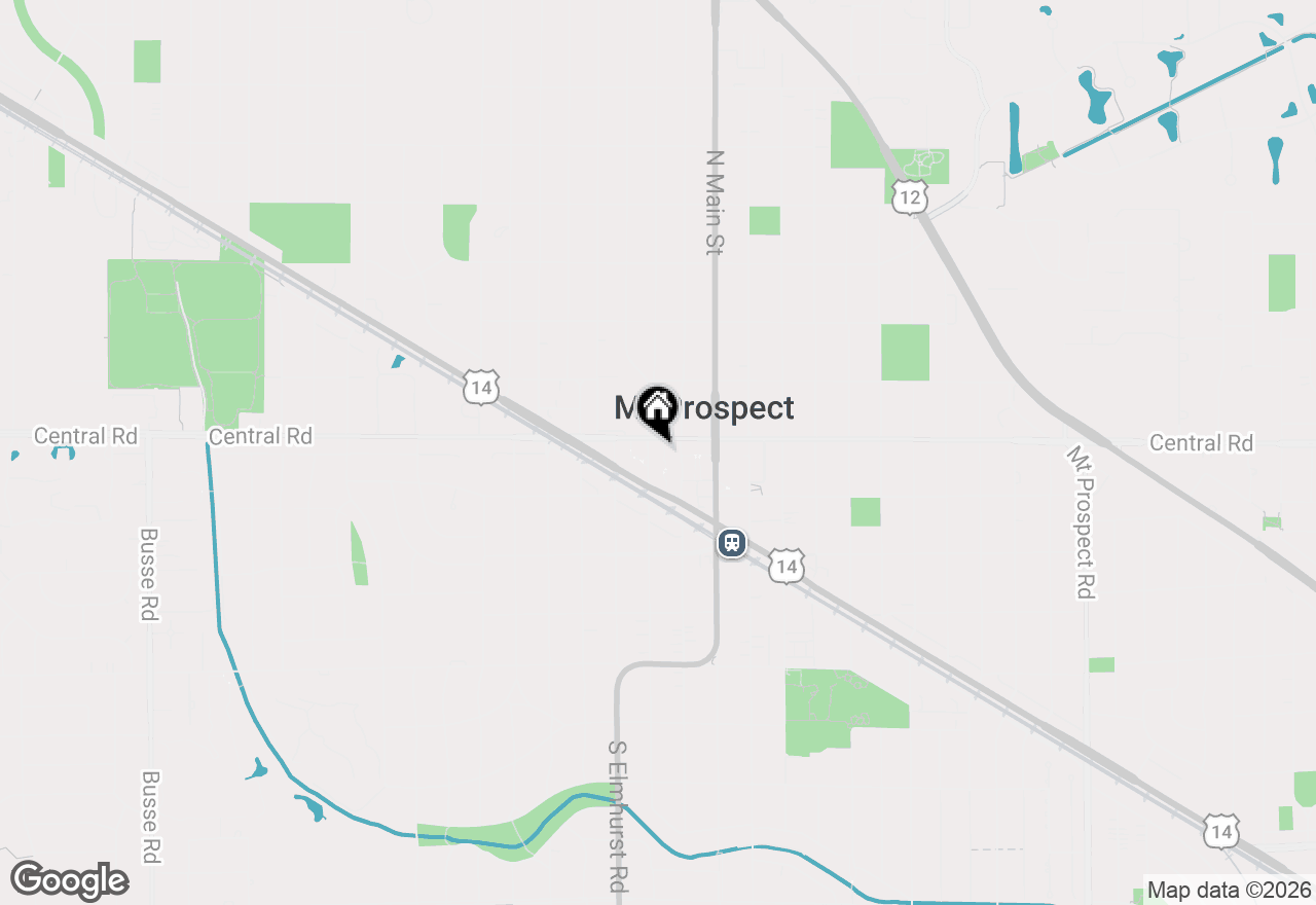 Map of 5 S Pine Street #506B, Mount Prospect, IL 60056