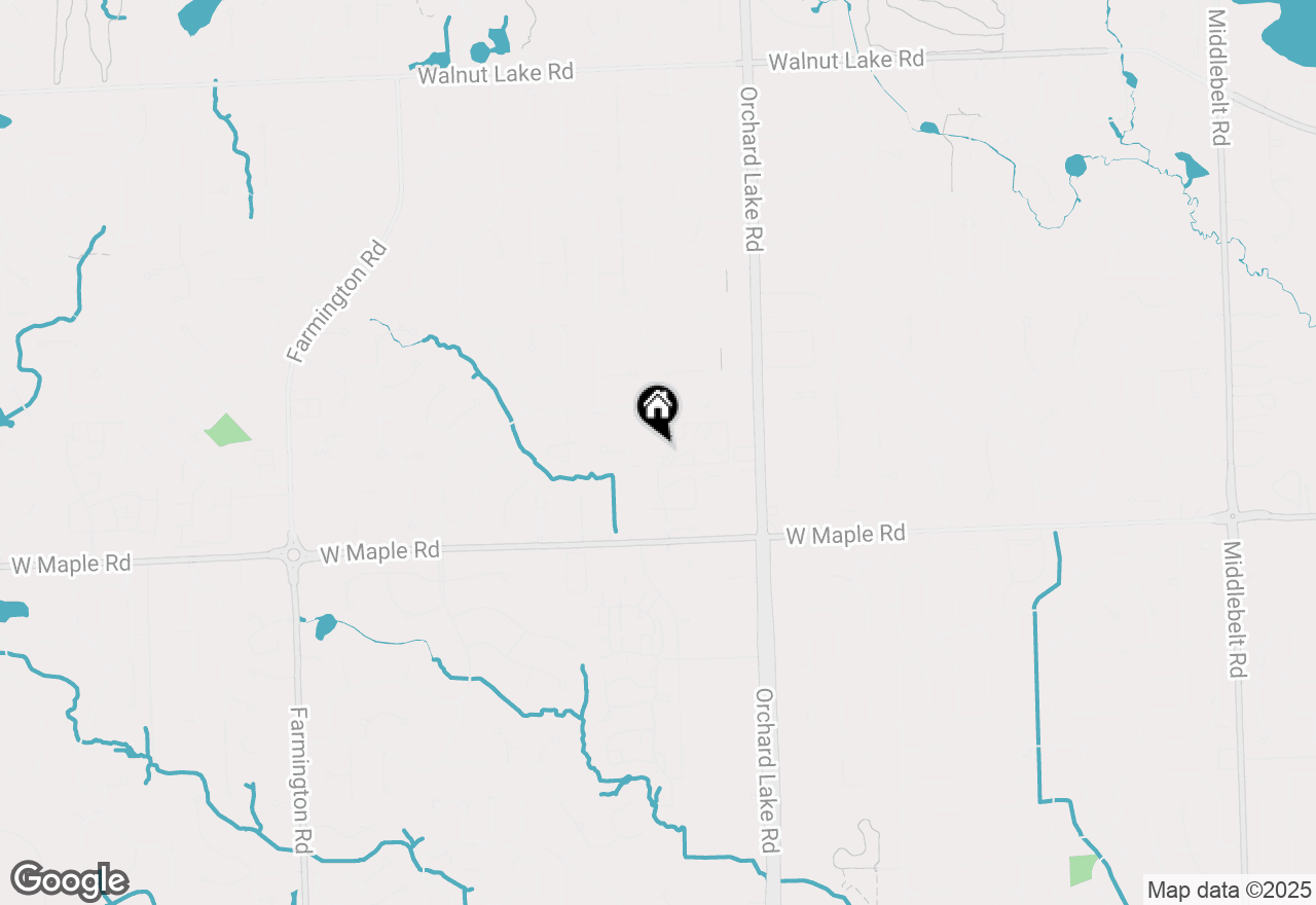 Map of 6352 Aspen Ridge Boulevard, West Bloomfield, MI 48322