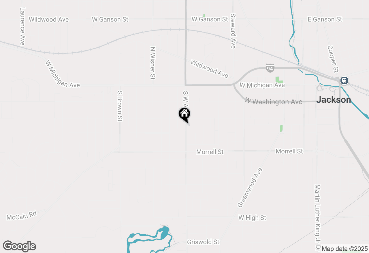 Map of 600 S West Avenue, Jackson, MI 49203