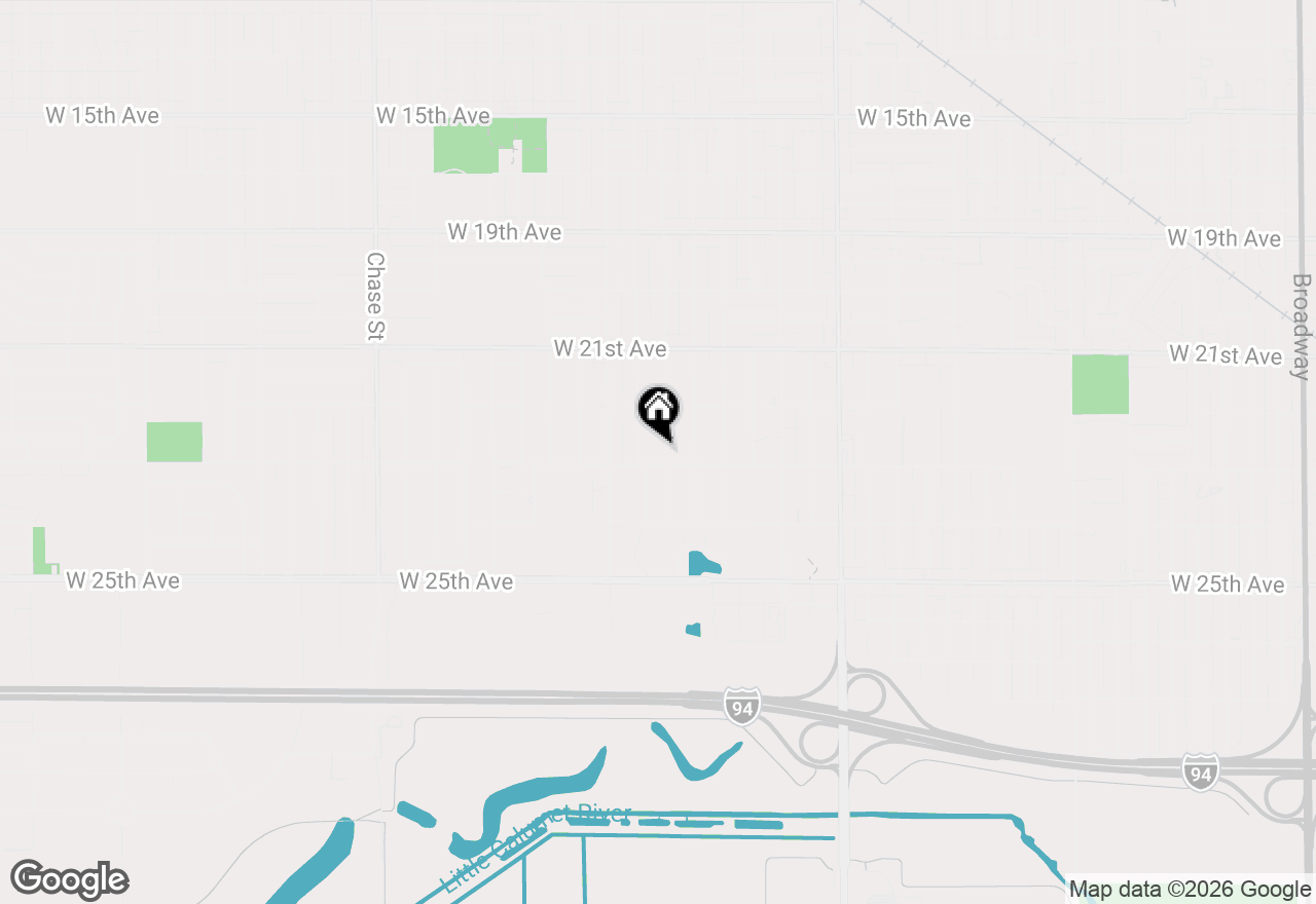 Map of 2280 Roosevelt Place, Gary, IN 46404
