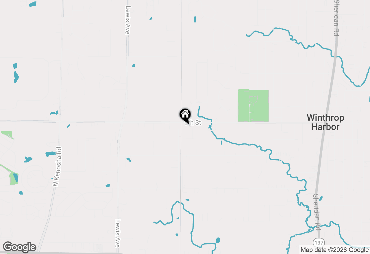 Map of 907 E Broadway Avenue, Winthrop Harbor, IL 60096
