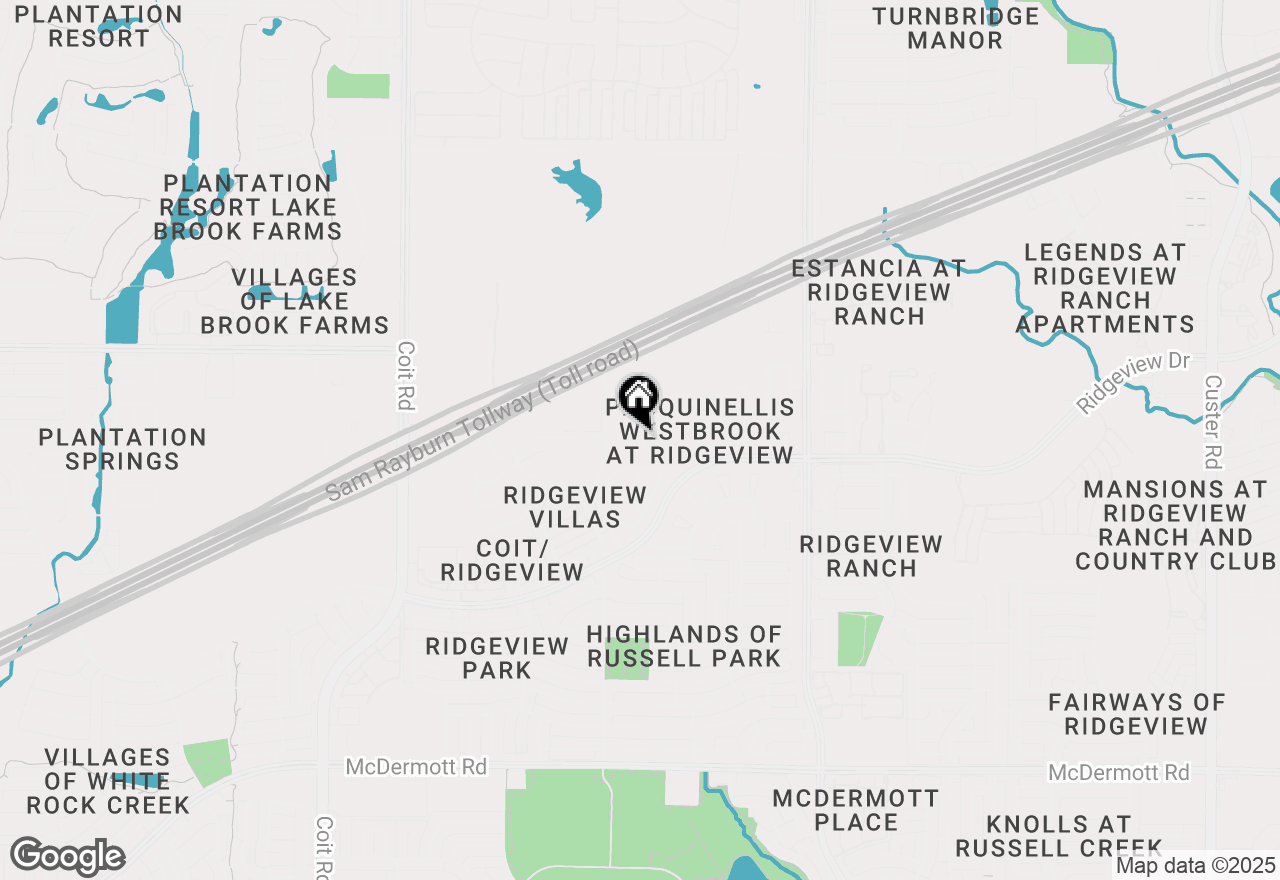 Map of 3277 Judge Holland Lane, Plano, TX 75025