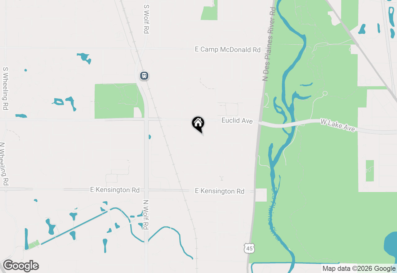Map of 1815 Azalea Lane, Mount Prospect, IL 60056