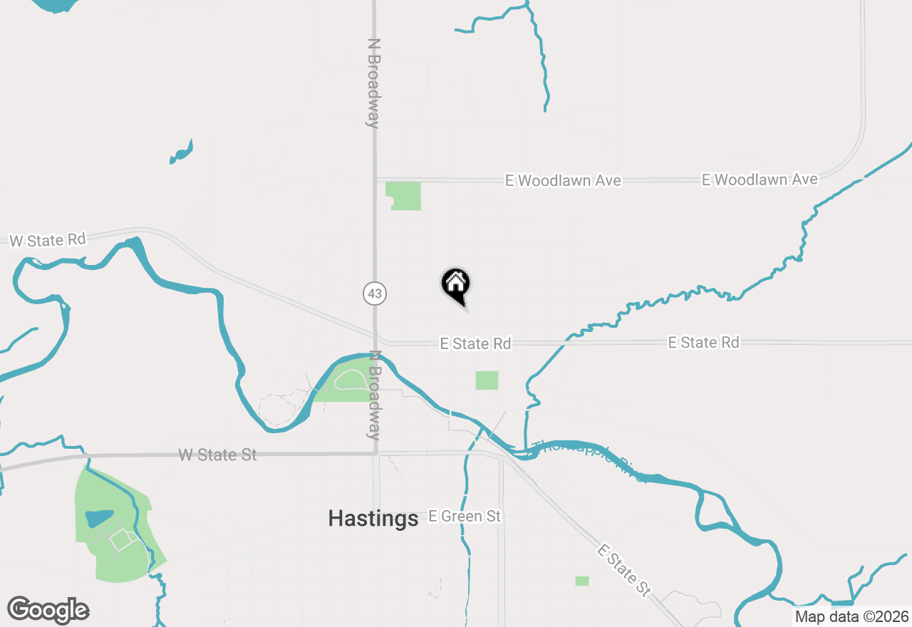 Map of 709 N Michigan Avenue, Hastings, MI 49058