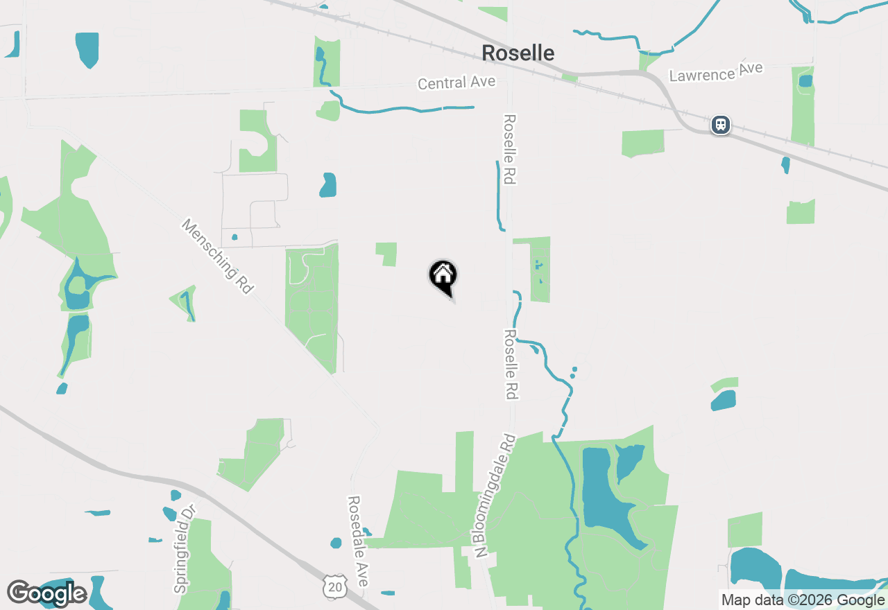 Map of 23w531 W Walnut Rd Road, Roselle, IL 60172