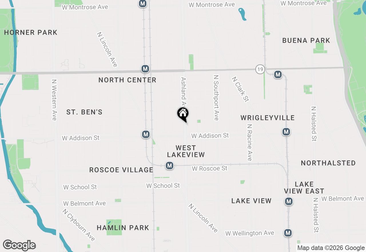 Map of 3636 N Ashland Avenue, Chicago, IL 60613