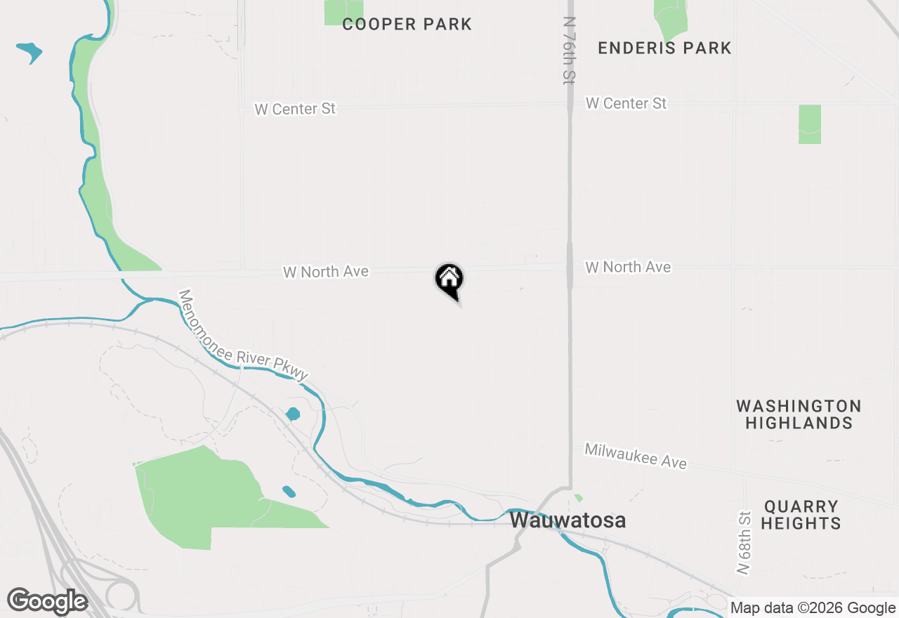 Map of 8146 Stickney Ave, Wauwatosa, WI 53213
