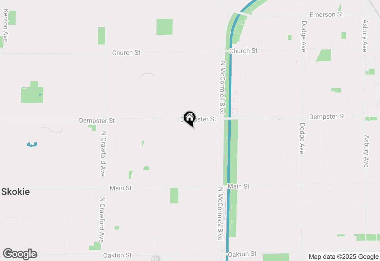 Map of 8721 Saint Louis Avenue, Skokie, IL 60076