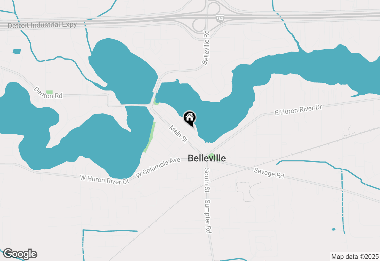 Map of 250 N Liberty Street #204, Belleville, MI 48111