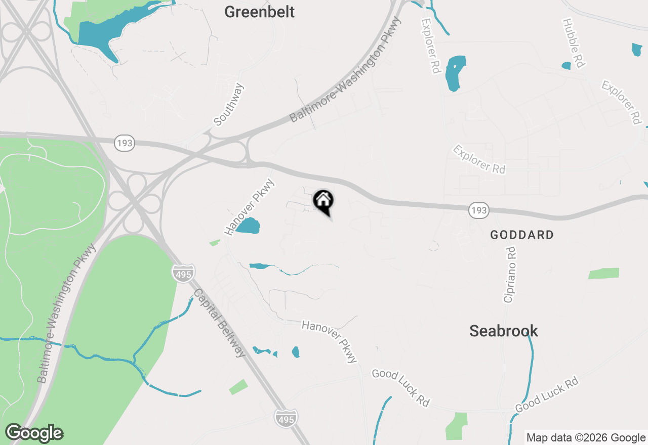 Map of 7302 Wintergreen Ct, Greenbelt, MD 20770