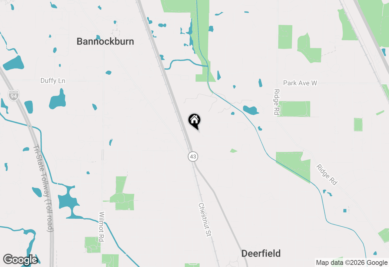 Map of 1695 Overland Trail, Deerfield, IL 60015