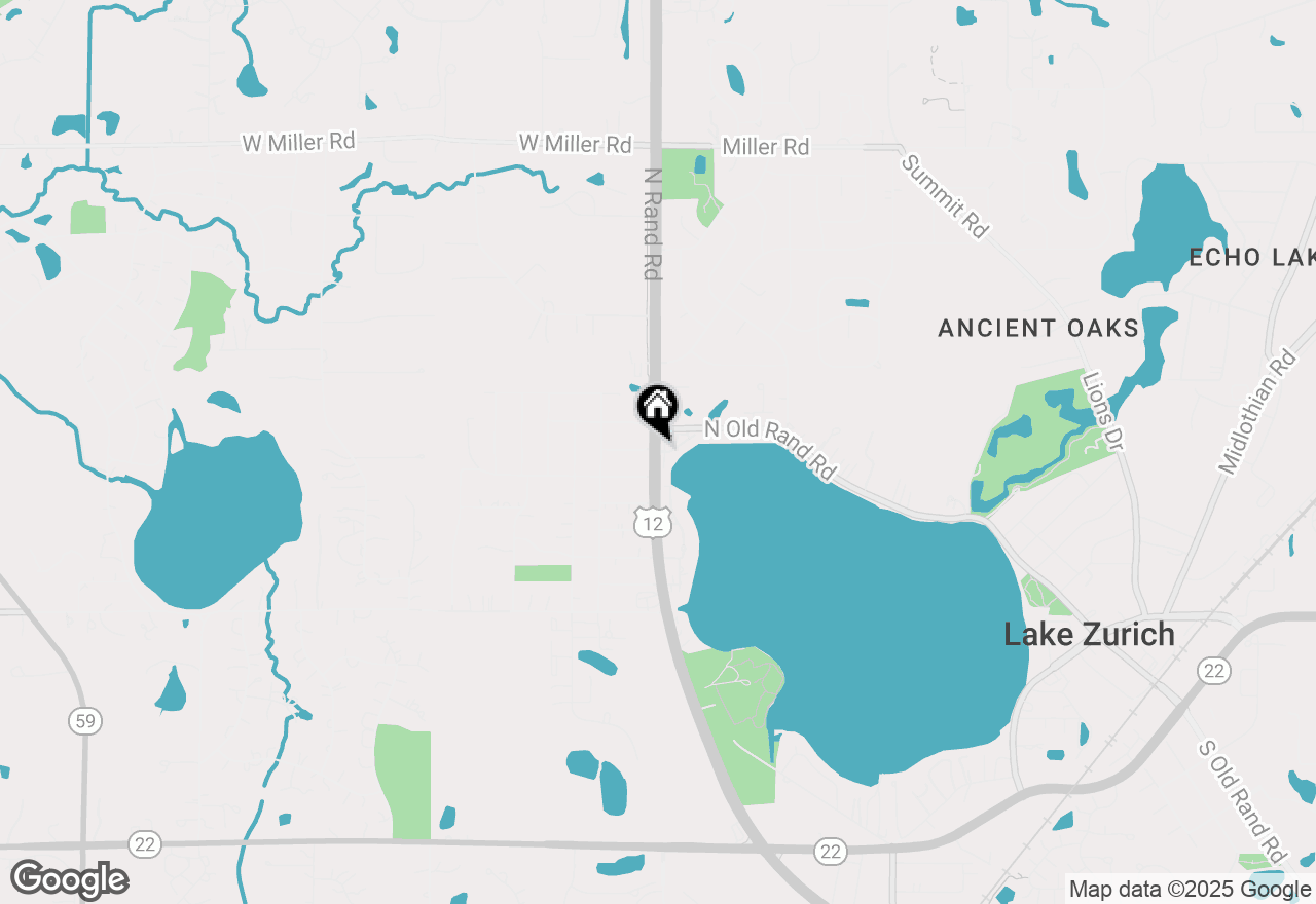 Map of 12 Golden Sunset Drive, Lake Zurich, IL 60047