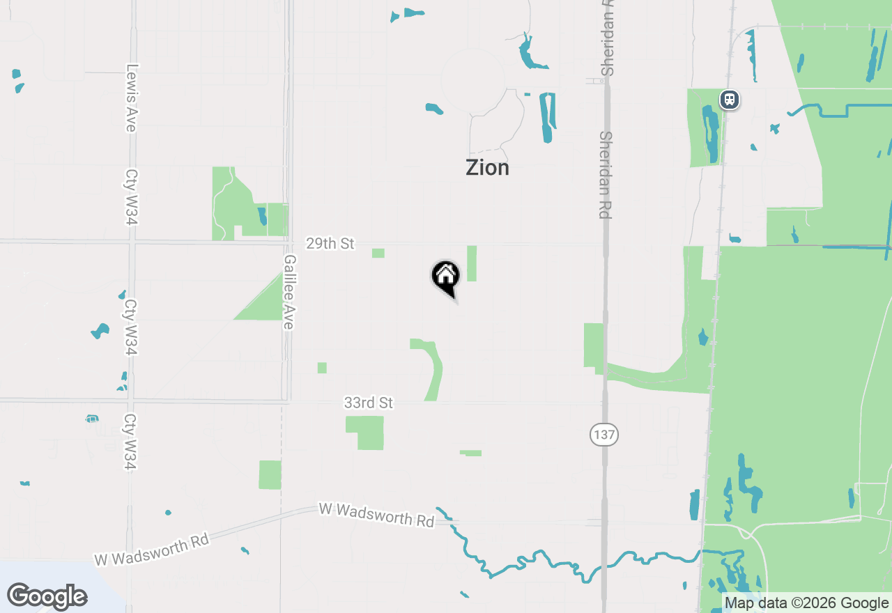 Map of 3015 Ezekiel Avenue, Zion, IL 60099