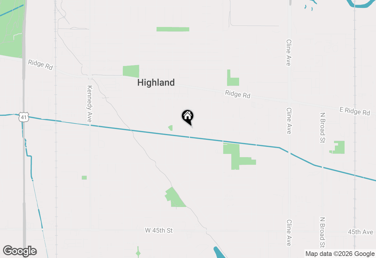 Map of 3339 Wirth Road, Highland, IN 46322