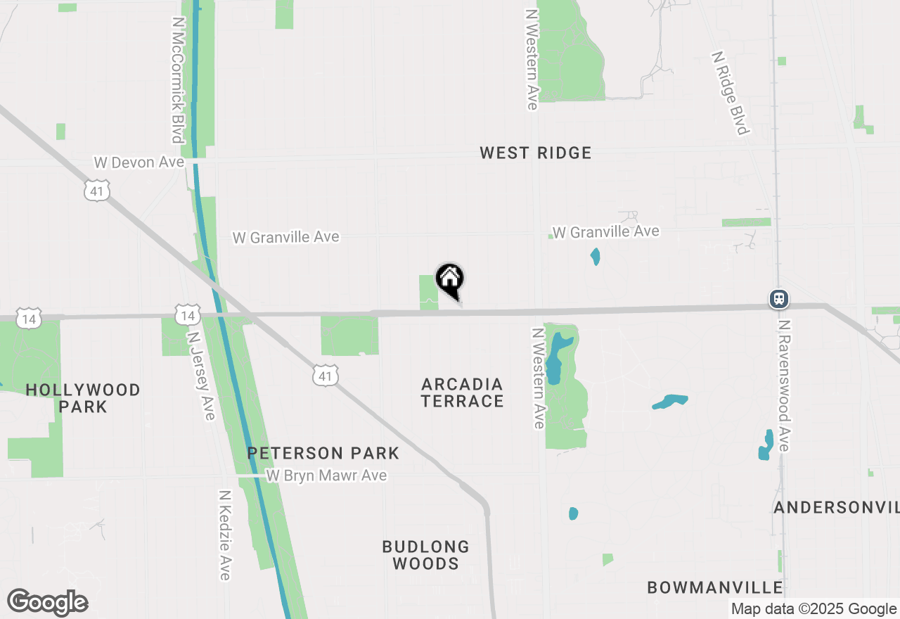 Map of 2610 W Peterson Avenue, Chicago, IL 60659