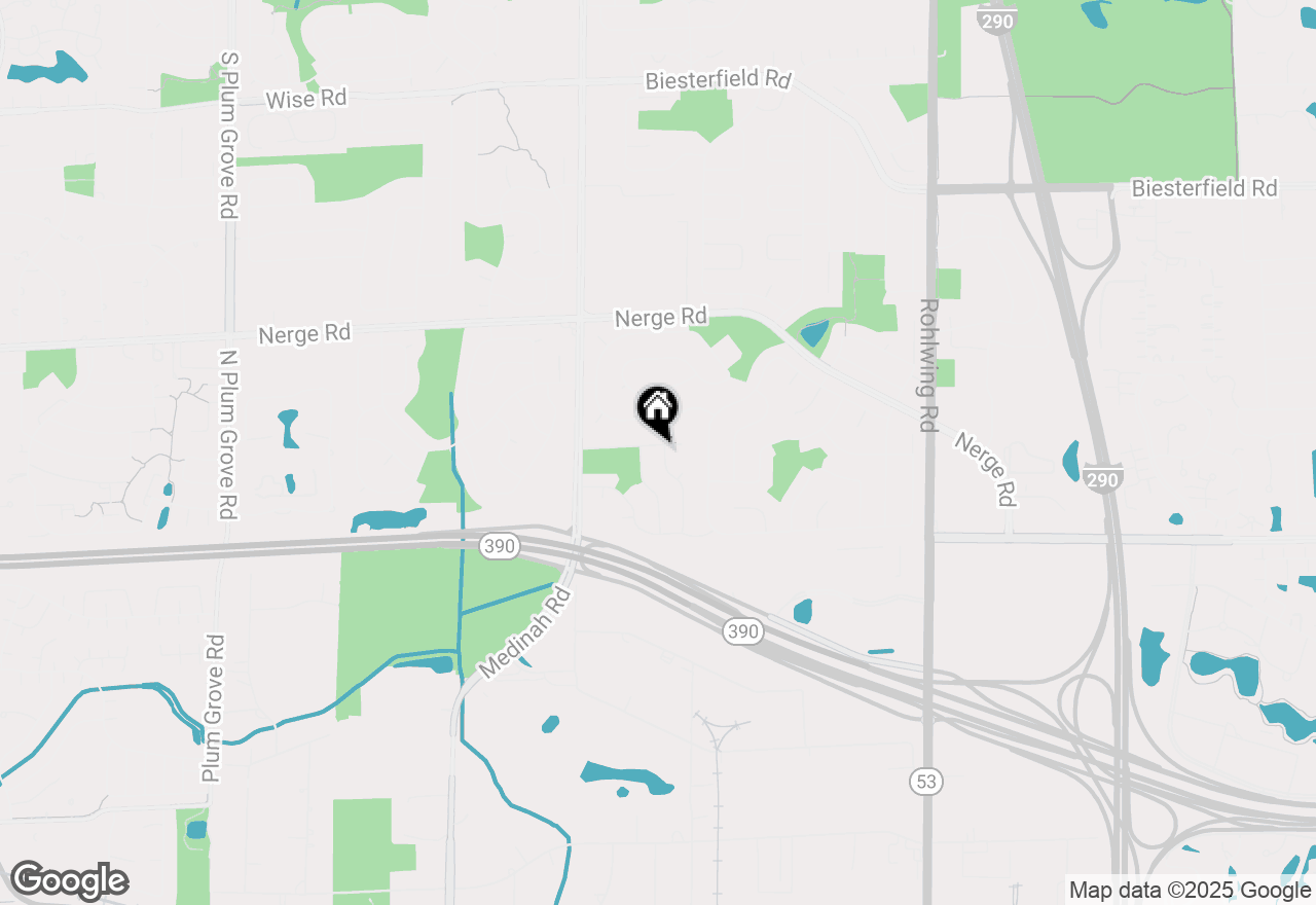 Map of 1032 Gloria Drive, Elk Grove Village, IL 60007