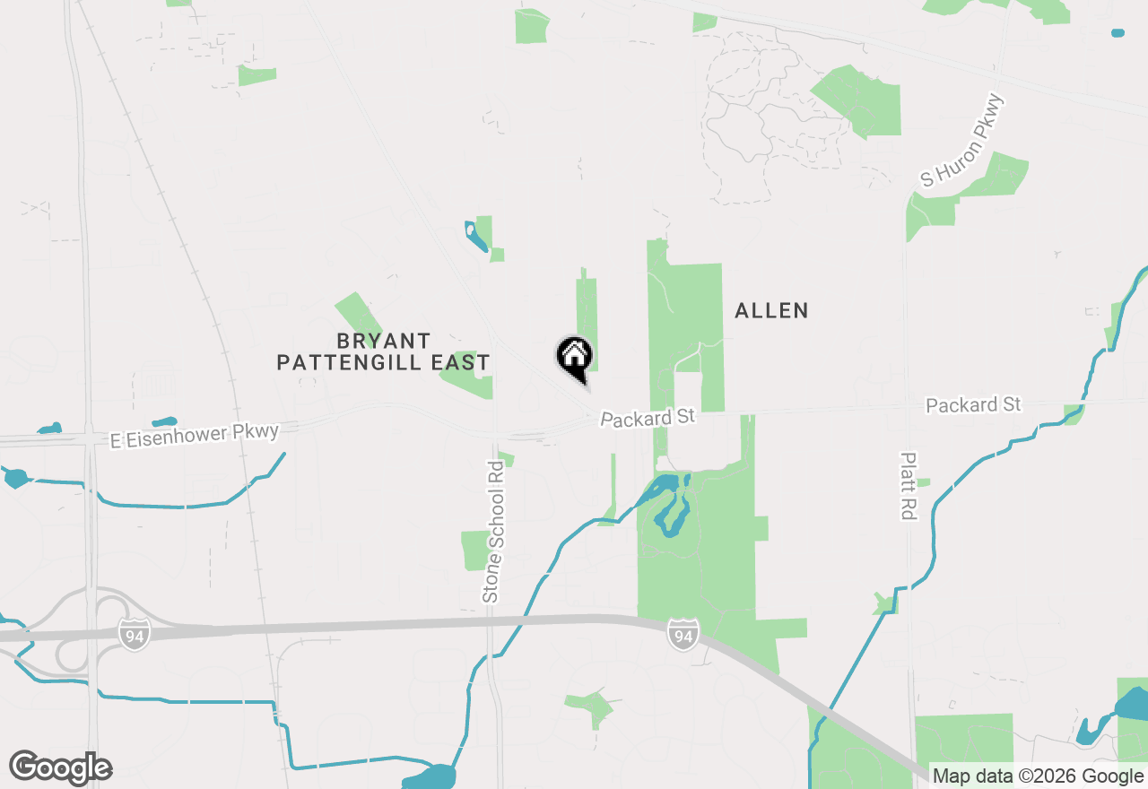 Map of 2965 Kimberley Road, Ann Arbor, MI 48104